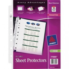 Avery® Mini Diamond Clear Heavyweight Sheet Protectors, 5-1/2