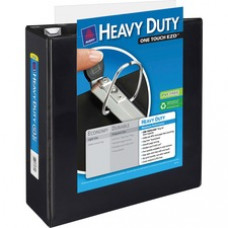 Avery® Heavy-Duty View Binder, 4" One-Touch EZD(R) Rings, 780-Sheet Capacity, DuraHinge(R), Black (79604) - 4" Binder Capacity - Letter - 8 1/2" x 11" Sheet Size - 780 Sheet Capacity - 3 x D-