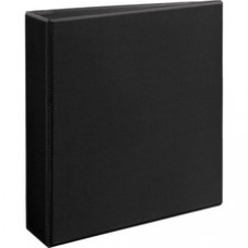 Avery® Heavy-Duty View 3 Ring Binder, 2" One Touch Slant Rings, Holds 8.5" x 11" Paper, Black (79692) - 2" Binder Capacity - Letter - 8 1/2" x 11" Sheet Size - 540 Sheet Capacity - 3 x D-Ring Fastener(s) - 4 Internal 