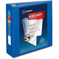 Avery® Heavy-Duty View Binders with Locking One Touch EZD Rings - 3" Binder Capacity - Letter - 8 1/2" x 11" Sheet Size - Ring Fastener(s) - 4 Internal Pocket(s) - Poly - Pacific Blue - Recycled - 1 Each