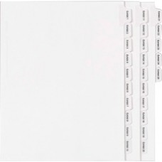 Avery® Collated Legal Dividers Allstate(R) Style, Letter Size, EXHIBIT 1-25 Tab Set (82106) - 25 x Divider(s) - Printed Tab(s) - Digit - Exhibit 1-25 - 25 Tab(s)/Set - 8.5