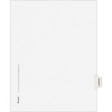 Avery® Individual Legal Dividers Allstate(R) Style, Letter Size, Side Tab EXHIBIT R (82124) - 1 Printed Tab(s) - Character - R - 8.5