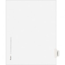 Avery® Individual Legal Dividers Allstate(R) Style, Letter Size, Side Tab EXHIBIT S (82125) - 1 Printed Tab(s) - Character - S - 8.5