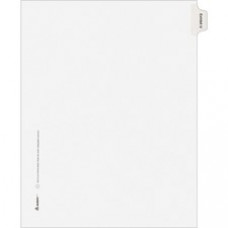 Avery® Individual Legal Dividers Allstate(R) Style, Letter Size, Side Tab EXHIBIT U (82127) - 1 Printed Tab(s) - Character - U - 8.5