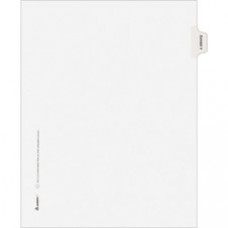 Avery® Individual Legal Dividers Allstate(R) Style, Letter Size, Side Tab EXHIBIT V (82128) - 1 Printed Tab(s) - Character - V - 8.5
