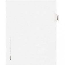 Avery® Individual Legal Dividers Allstate(R) Style, Letter Size, Side Tab EXHIBIT W (82129) - 1 Printed Tab(s) - Character - W - 8.5