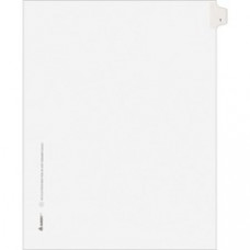 Avery® Individual Legal Dividers Allstate(R) Style, Letter Size, Side Tab #1 (82199) - 1 Printed Tab(s) - Digit - 1 - 8.5