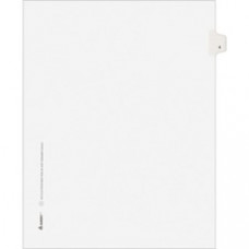 Avery® Individual Legal Dividers Allstate(R) Style, Letter Size, Side Tab #4 (82202) - 1 Printed Tab(s) - Digit - 4 - 8.5