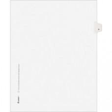 Avery® Individual Legal Dividers Allstate(R) Style, Letter Size, Side Tab #6 (82204) - 1 Printed Tab(s) - Digit - 6 - 8.5