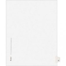 Avery® Individual Legal Dividers Allstate(R) Style, Letter Size, Side Tab #24 (82222) - 1 Printed Tab(s) - Digit - 24 - 8.5