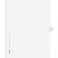 Avery® Individual Legal Dividers Allstate(R) Style, Letter Size, Side Tab #38 (82236) - 1 Printed Tab(s) - Digit - 38 - 8.5