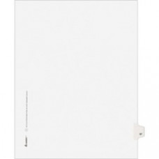 Avery® Individual Legal Dividers Allstate(R) Style, Letter Size, Side Tab #97 (82295) - 1 Printed Tab(s) - Digit - 97 - 8.5
