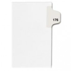 Avery® Individual Legal Dividers Avery® Style, Letter Size, Side Tab #176 (82392) - 1 Printed Tab(s) - Digit - Exhibit 176 - 8.5