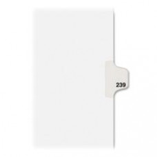 Avery® Individual Legal Dividers Avery® Style, Letter Size, Side Tab #239 (82455) - 1 Printed Tab(s) - Digit - Exhibit 239 - 8.5