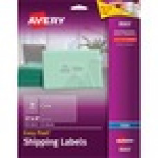 Avery® Matte Clear Shipping Labels, Sure Feed(TM) Technology, Inkjet, 2