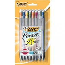 BIC Xtra Strong No. 2 Mechanical Pencils - #2 Lead - 0.5 mm Lead Diameter - Assorted Barrel - 24 / Pack
