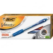 BIC Mechanical Pencils - #2 Lead - 0.7 mm Lead Diameter - Refillable - Blue Barrel - 12 / Dozen