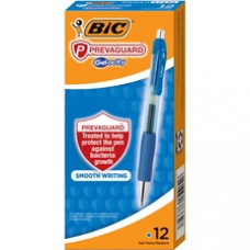 BIC PrevaGuard Gel-ocity Gel Pen - 0.7 mm Pen Point Size - Blue Gel-based Ink - 1 / Dozen