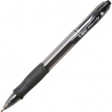 BIC Retractable Bold Ballpoint Pens - Bold Pen Point - 1.6 mm Pen Point Size - Conical Pen Point Style - Refillable - Black - Black Barrel