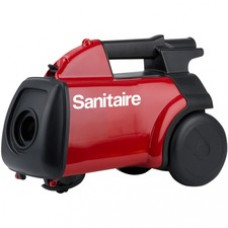 Sanitaire SC3683 Canister Vacuum - Carpet Tool, Floor Tool, Upholstery Tool, Crevice Tool, Dusting Brush - Carpet, Bare Floor - Red