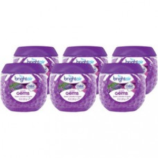 Bright Air Sweet Gems Lavender Odor Eliminator - Gel - 10 fl oz (0.3 quart) - Sweet Lavender & Violet - 45 Day - 6 / Carton - Long Lasting, Phthalate-free, BHT Free, Odor Neutralizer, Triclosan-free