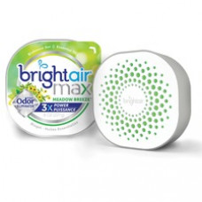 Bright Air Max Scented Gel Odor Eliminator - Gel - 8 oz - Meadow Breeze - 6 / Carton - Odor Neutralizer, Phthalate-free, Paraben-free, BHT Free, Bio-based, Formaldehyde-free, NPE-free