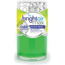 Bright Air Bright Air Max Odor Eliminator - Liquid - 4 fl oz (0.1 quart) - Meadow Breeze - 1 Each - Phthalate-free, BHT Free, Odor Neutralizer, Paraben-free, Formaldehyde-free, NPE-free, Triclosan-free