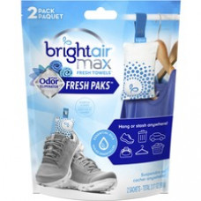 Bright Air Fresh Pak Sachets - Sachet - Fresh - 2 / Pack - Odor Neutralizer, Phthalate-free, Paraben-free, Formaldehyde-free, NPE-free, BHT Free