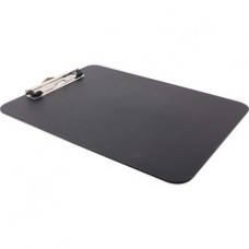 Mobile OPS Unbreakable Recycled Clipboard - 9" x 12" - Clamp - Heavy Duty - Polypropylene - Black - 1 Each