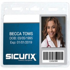 SICURIX ID Badge Holder - Horizontal - 4