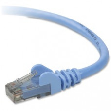 Belkin RJ45 High-Performance CAT 6 Patch Cable - Category 6 Network Cable - First End: 1 x RJ-45 Male Network - Second End: 1 x RJ-45 Male Network - 12.50 GB/s - Patch Cable - Blue - 1 Pack