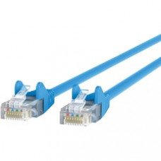 Belkin RJ45 Category 6 Snagless Patch Cable - 14 ft Category 6 Network Cable for Network Device, Notebook, Desktop Computer, Modem, Router - First End: 1 x RJ-45 Network - Male - Second End: 1 x RJ-45 Network - Male - 1 Gbit/s - Patch Cable - Blue - 1 Eac