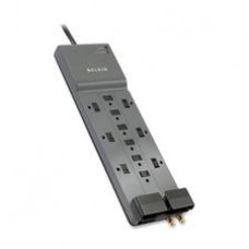 Belkin 12-Outlet Professional 3960 SurgeMaster - 12 Receptacle(s) - 3940 J - 125 V AC Input - Phone, Coaxial Cable Line