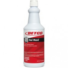 Betco Bol Maid Toilet Cleaner, Mint Scent, 1 Quart, Pack Of 12 - Ready-To-Use Liquid - 32 fl oz (1 quart) - 38.60 oz (2.41 lb) - Mint Scent - 12 Pack - Blue