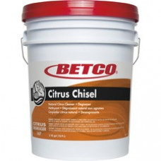 Betco Citrus Chisel Cleaner/Degreaser - Concentrate Liquid - 640 fl oz (20 quart) - Citrus Scent - 1 Each - Orange