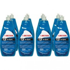 Betco Simplicity In-Sync Dishwashing Liquid - Concentrate Liquid - 38 fl oz (1.2 quart) - Fresh Ozonic ScentBottle - 8 / Carton - Blue