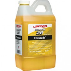 Symplicity Citrusuds Pot/Pan Detergent - Concentrate Liquid - 67.6 fl oz (2.1 quart) - Fresh Lemon Scent - 1 Each - Yellow