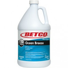 Betco Best Scent Ocean Breeze Deodorizer - Liquid - 1000 Sq. ft. - 128 fl oz (4 quart) - Ocean Breeze - 1 Each