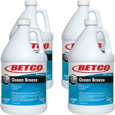 Betco Best Scent Ocean Breeze Deodorizer - Liquid - 128 fl oz (4 quart) - Ocean Breeze - 4 / Carton - VOC-free