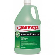 Betco BioActive Solutions Floor Cleaner - Ready-To-Use Liquid - 144.80 oz (9.05 lb) - Rain Fresh Scent - 4 Case - Light Green, Green