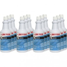 Betco AF315 Disinfectant Cleaner - Concentrate - 32 fl oz (1 quart) - Citrus Floral Scent - 12 / Carton - Blue