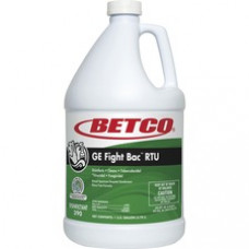 Green Earth Fight Bac RTU Disinfectant - Ready-To-Use Liquid - 128 fl oz (4 quart) - Fresh Scent - 1 Each - Clear