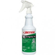 Green Earth Fight Bac RTU Disinfectant - Ready-To-Use - 32 fl oz (1 quart) - 1 Each - Clear