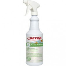 Betco RTU Malodor Eliminator Mountain Meadow - Ready-To-Use Liquid - 32 fl oz (1 quart) - Mountain Meadow Scent - 1 Each - Clear
