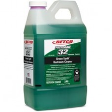Betco Green Earth Restroom Cleaner - Concentrate Liquid - 64 fl oz (2 quart) - Citrus Floral Scent - 4 / Carton - Green