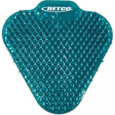 Betco Anti-Splash Scented Urinal Screen - Lasts upto 45 Days - Anti-splash, Recyclable, Flexible - 60 / Carton - Turquoise