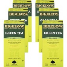 Bigelow Classic Green Tea Bag - 8 oz Per Bag - 168 Teabag - 168 / Carton