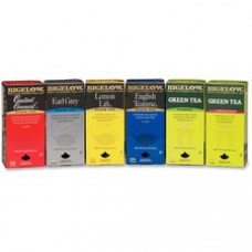 Bigelow Assorted Flavored Teas - Black Tea, Green Tea - Assorted - 6 / Carton