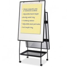 Bi-office Creation Station - Black Frame - Assembly Required - 1 Each