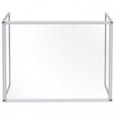 Bi-silque Desktop Divider Glass Barrier - 35.4